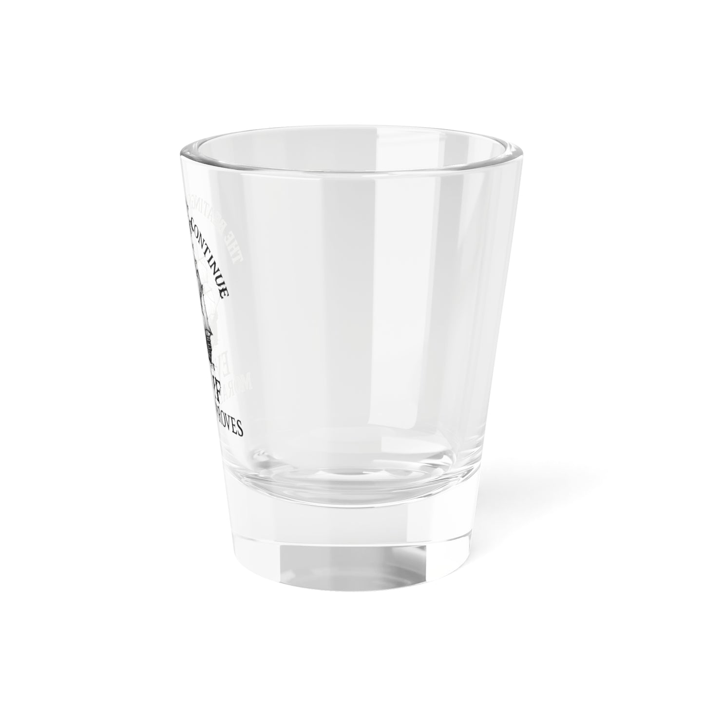 Nautical Shot Glass - "The Beatings Will Continue Even If Morale Improves"