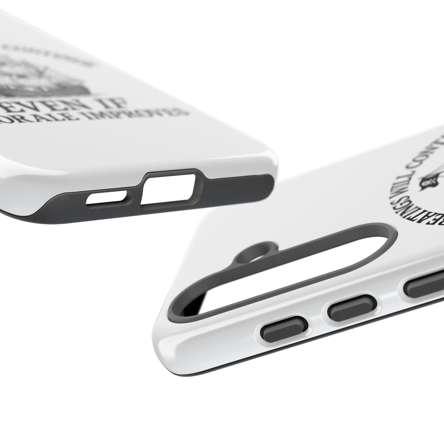 Phone Case - 'The Beatings Will Continue Even if Morale Improves' Quote