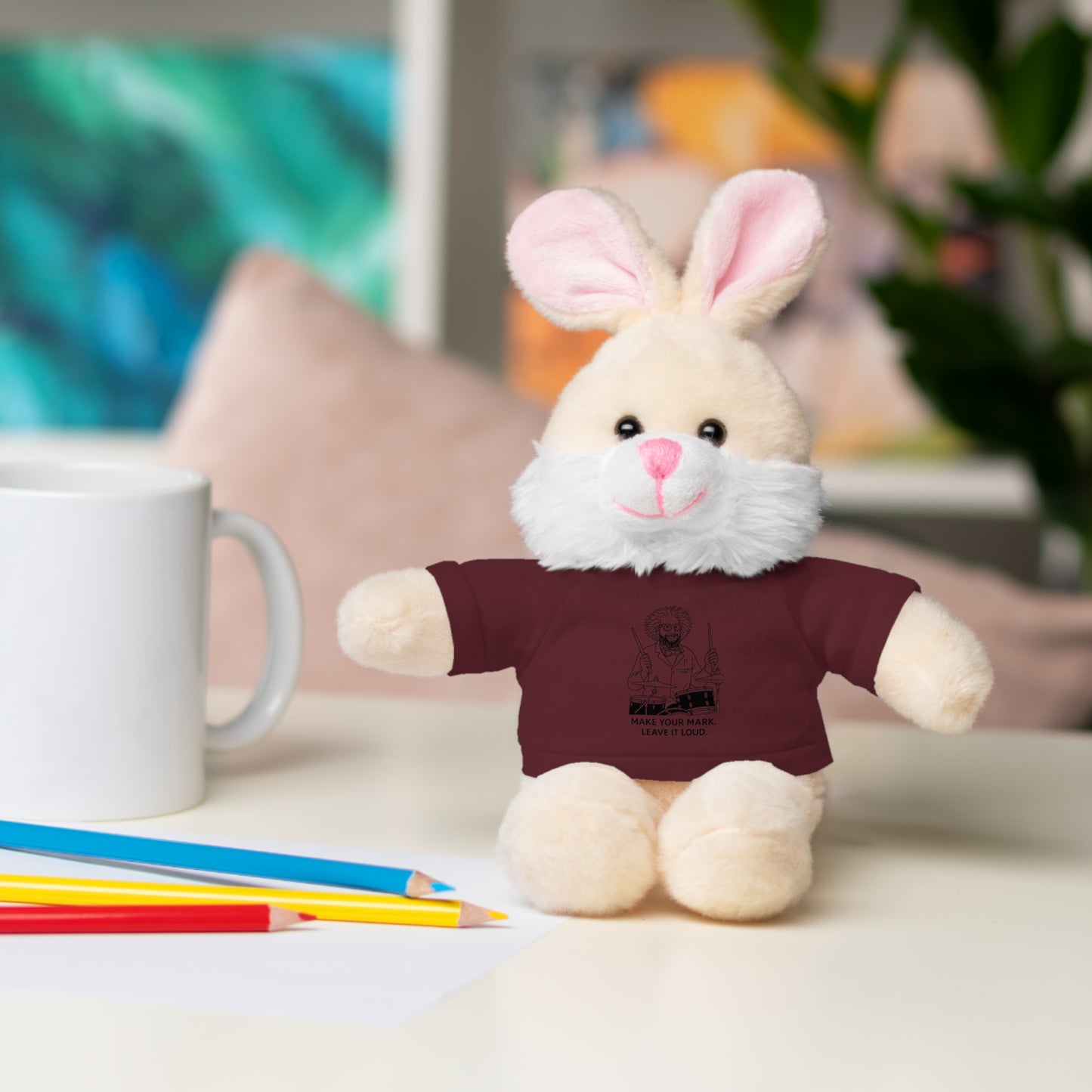 Copy of Inspirational Stuffed Animal with Tee - Perfect Gift for Encouragement & Comfort