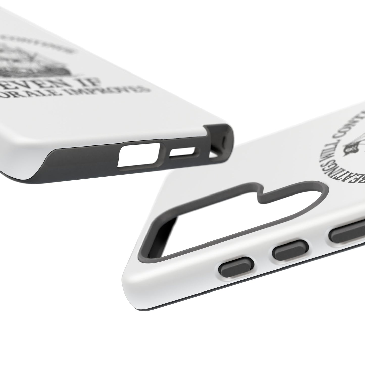 Phone Case - 'The Beatings Will Continue Even if Morale Improves' Quote