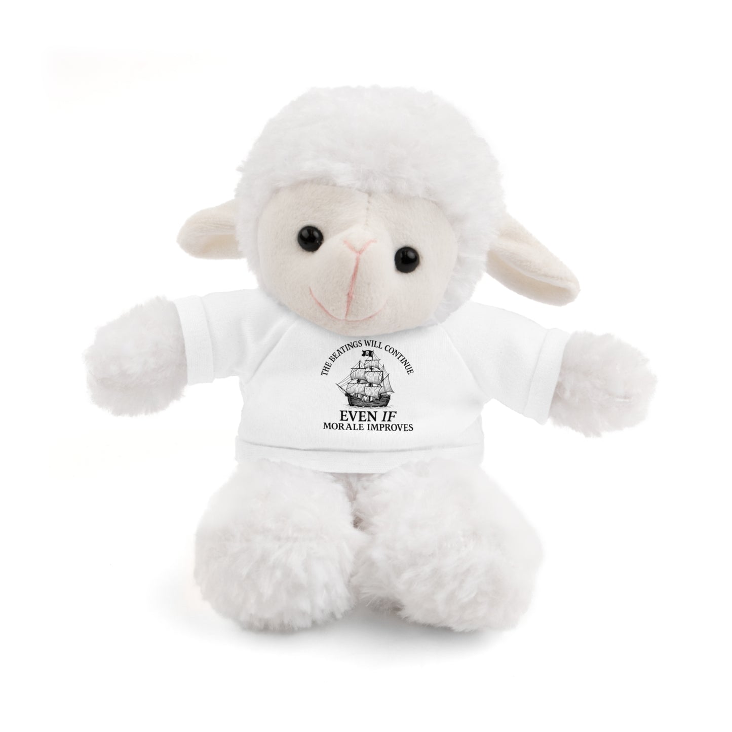 Inspirational Stuffed Animal with Tee - Perfect Gift for Encouragement & Comfort