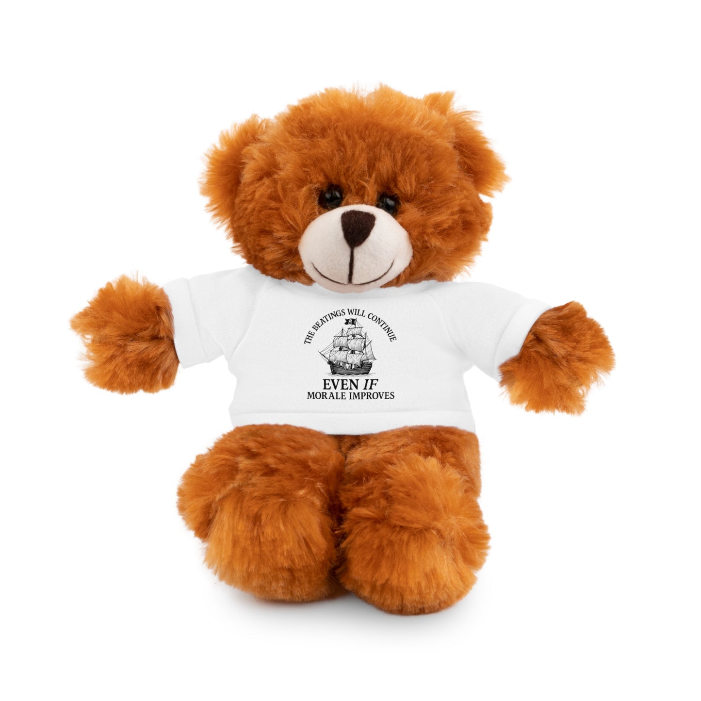 Inspirational Stuffed Animal with Tee - Perfect Gift for Encouragement & Comfort