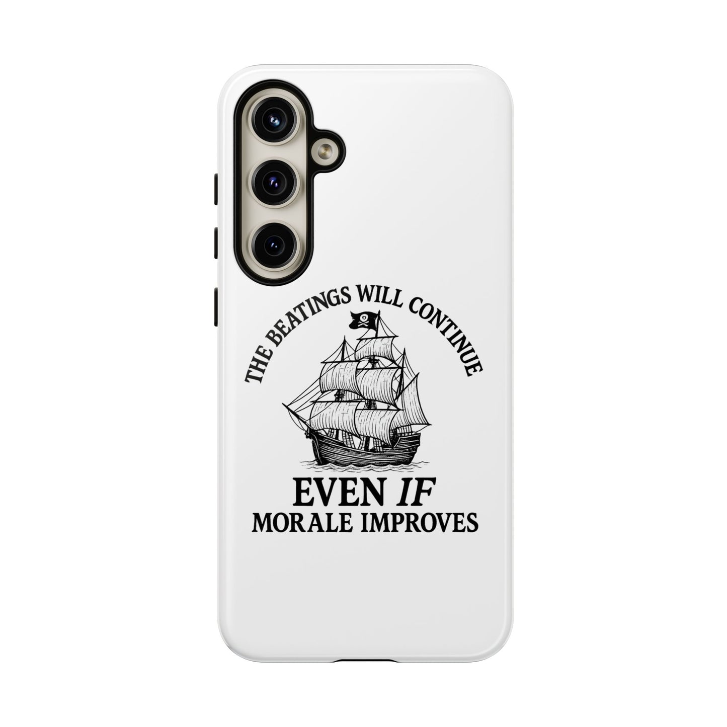 Phone Case - 'The Beatings Will Continue Even if Morale Improves' Quote