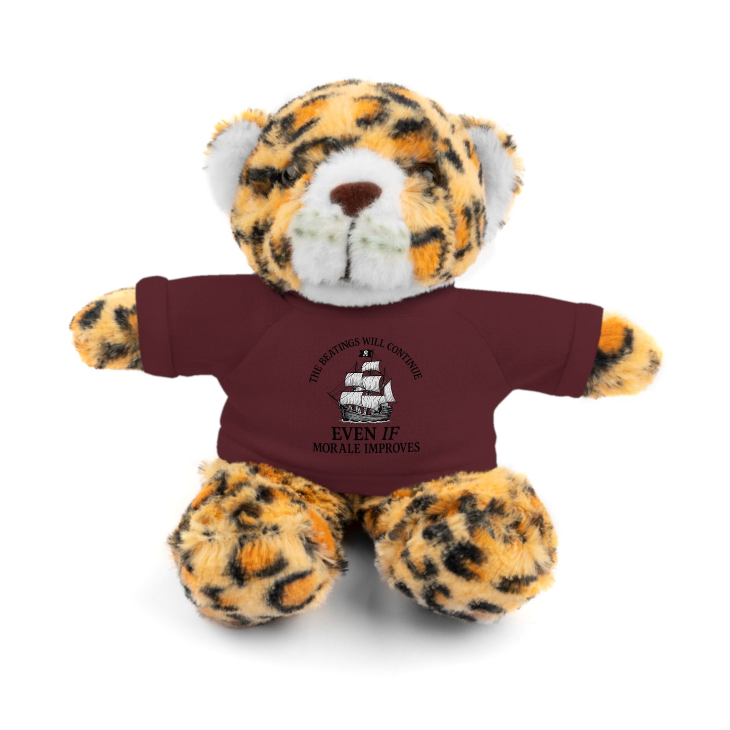 Inspirational Stuffed Animal with Tee - Perfect Gift for Encouragement & Comfort