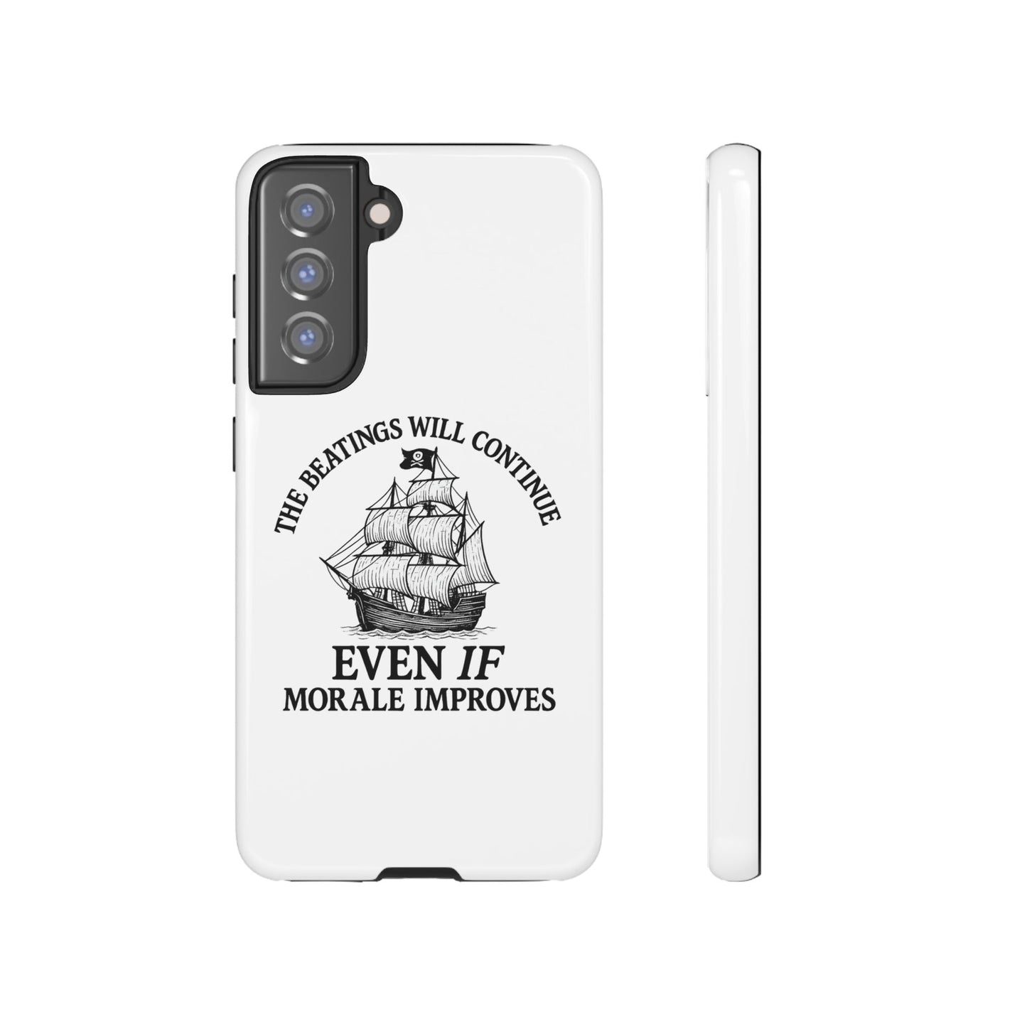 Phone Case - 'The Beatings Will Continue Even if Morale Improves' Quote