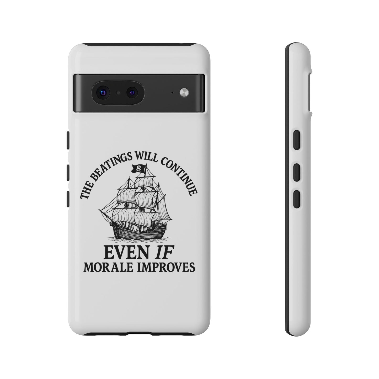 Phone Case - 'The Beatings Will Continue Even if Morale Improves' Quote