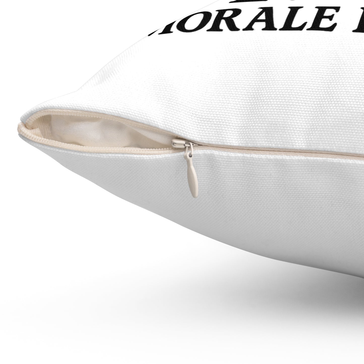 Pirate Quote Square Pillow - "The Beatings Will Continue Even If Morale Improves"