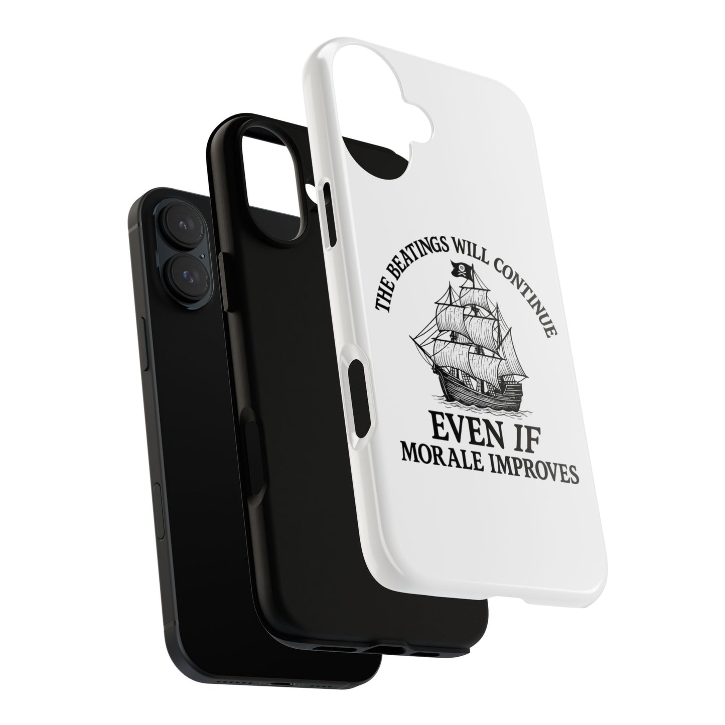 Phone Case - 'The Beatings Will Continue Even if Morale Improves' Quote