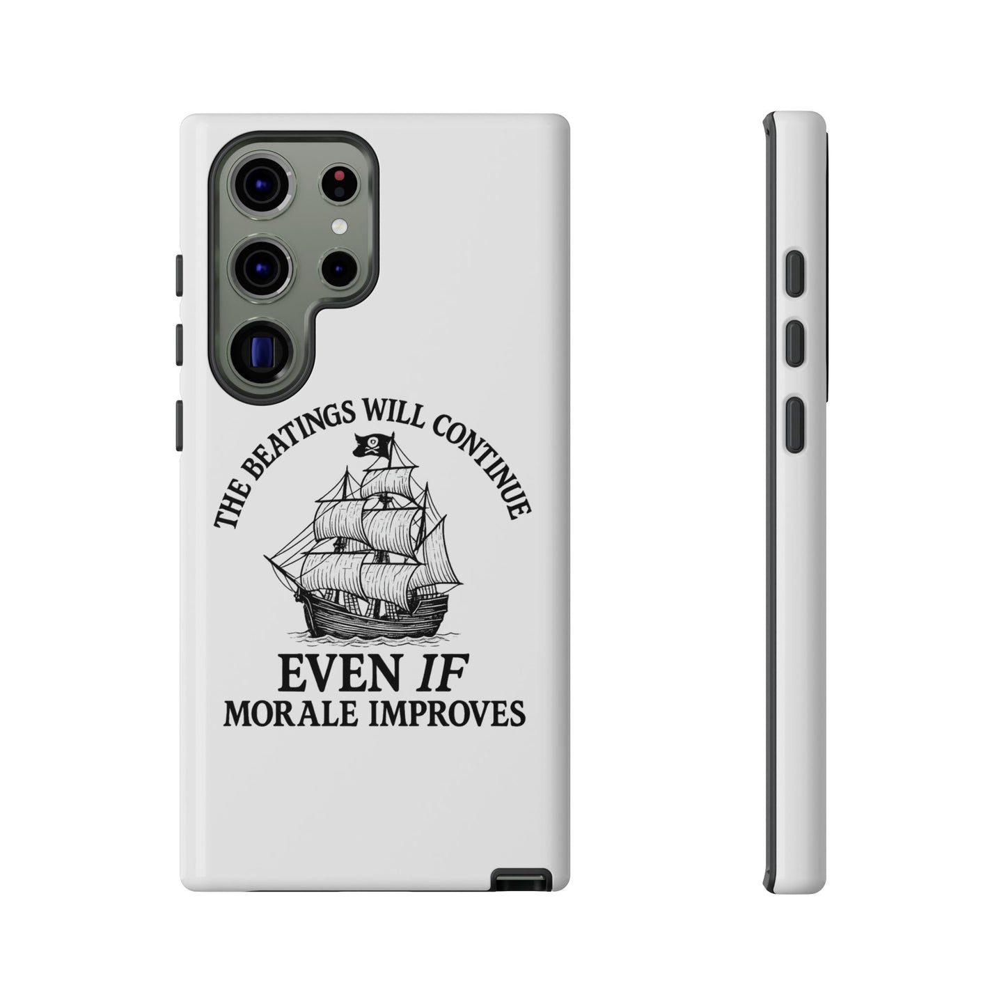 Phone Case - 'The Beatings Will Continue Even if Morale Improves' Quote