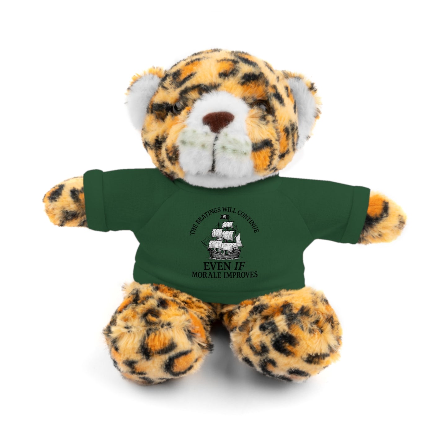 Inspirational Stuffed Animal with Tee - Perfect Gift for Encouragement & Comfort