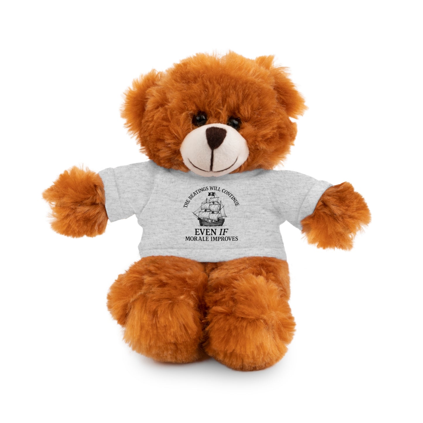 Inspirational Stuffed Animal with Tee - Perfect Gift for Encouragement & Comfort