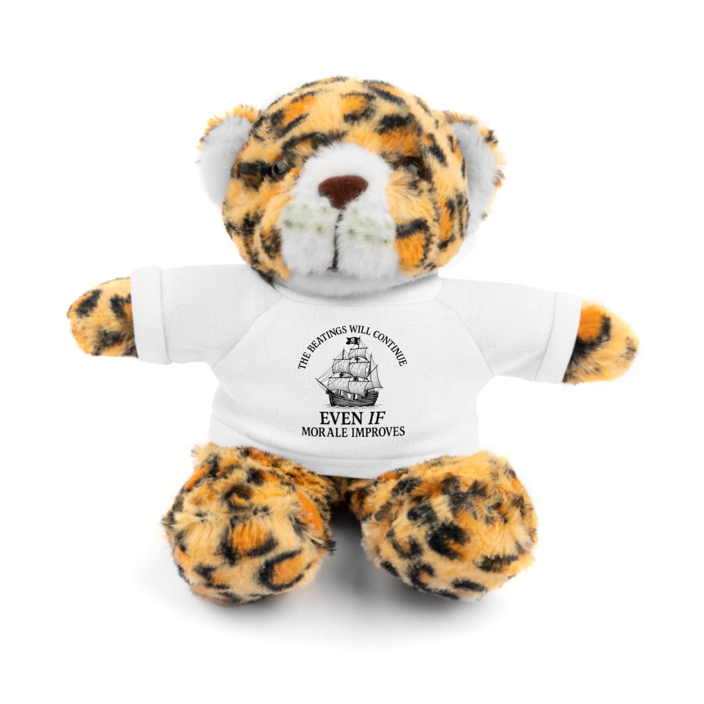 Inspirational Stuffed Animal with Tee - Perfect Gift for Encouragement & Comfort