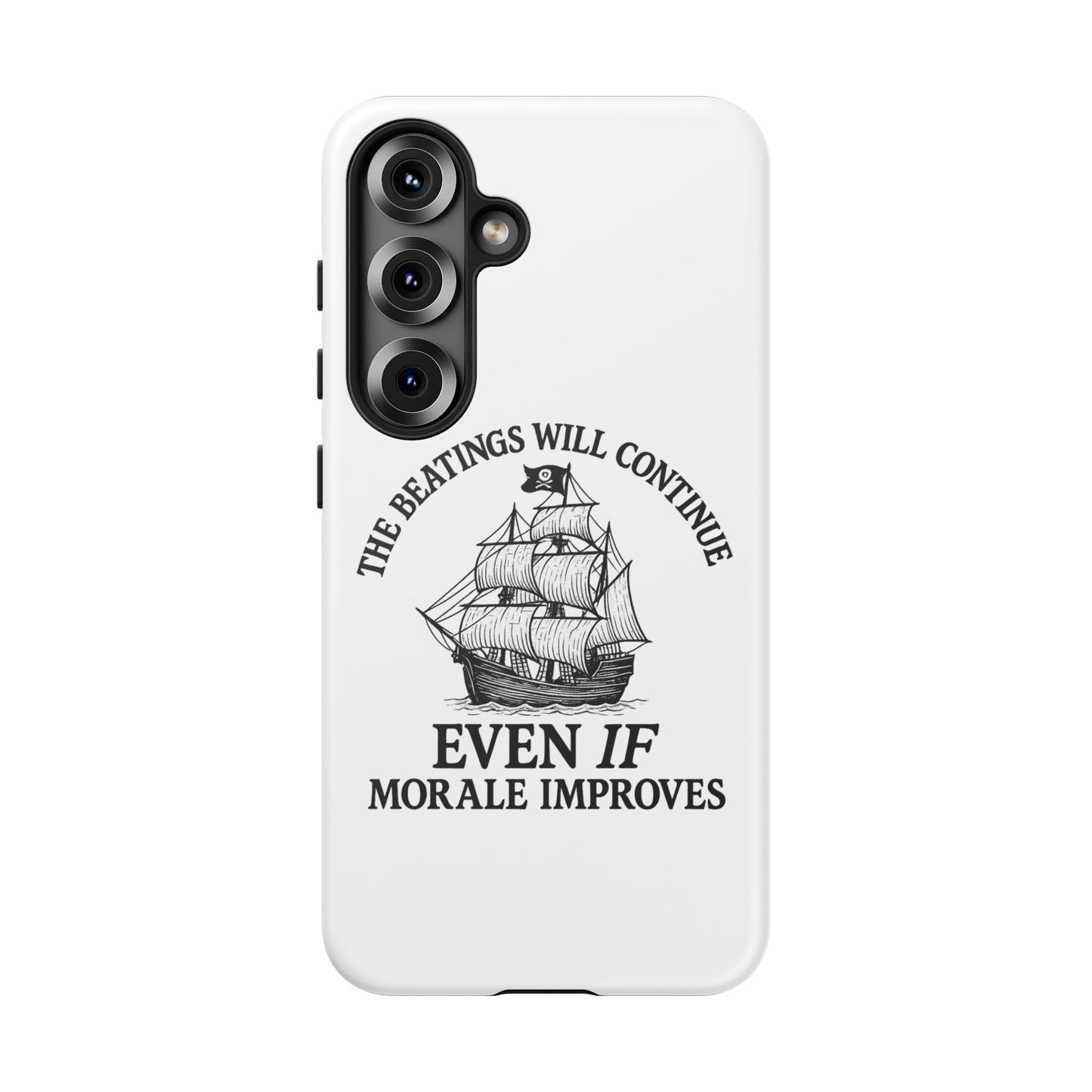 Phone Case - 'The Beatings Will Continue Even if Morale Improves' Quote