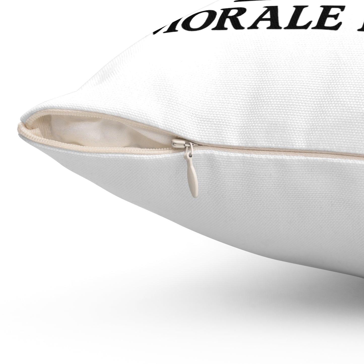 Pirate Quote Square Pillow - "The Beatings Will Continue Even If Morale Improves"