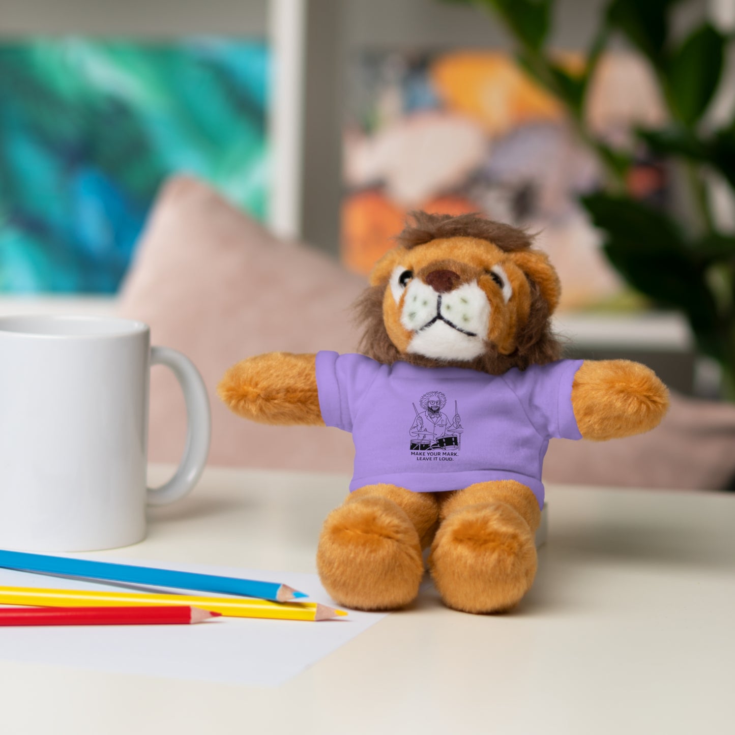 Copy of Inspirational Stuffed Animal with Tee - Perfect Gift for Encouragement & Comfort