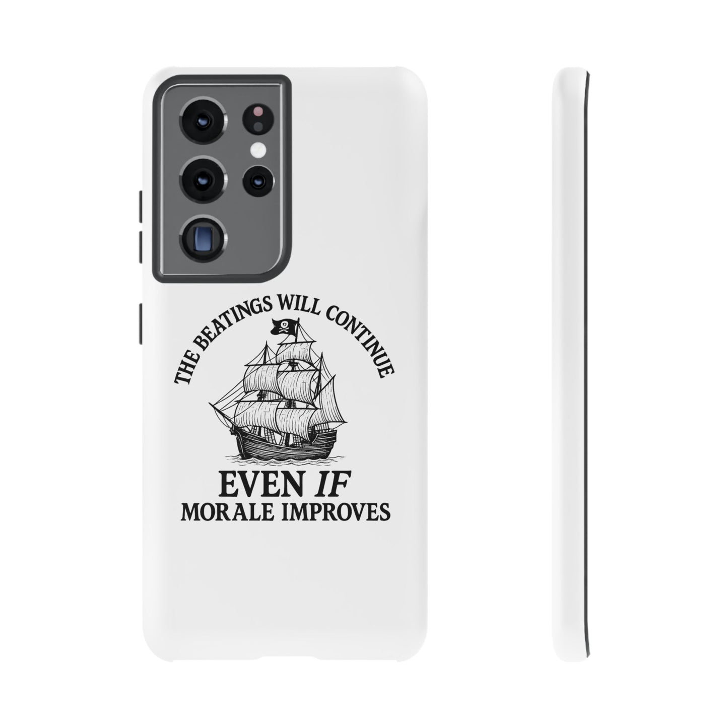 Phone Case - 'The Beatings Will Continue Even if Morale Improves' Quote