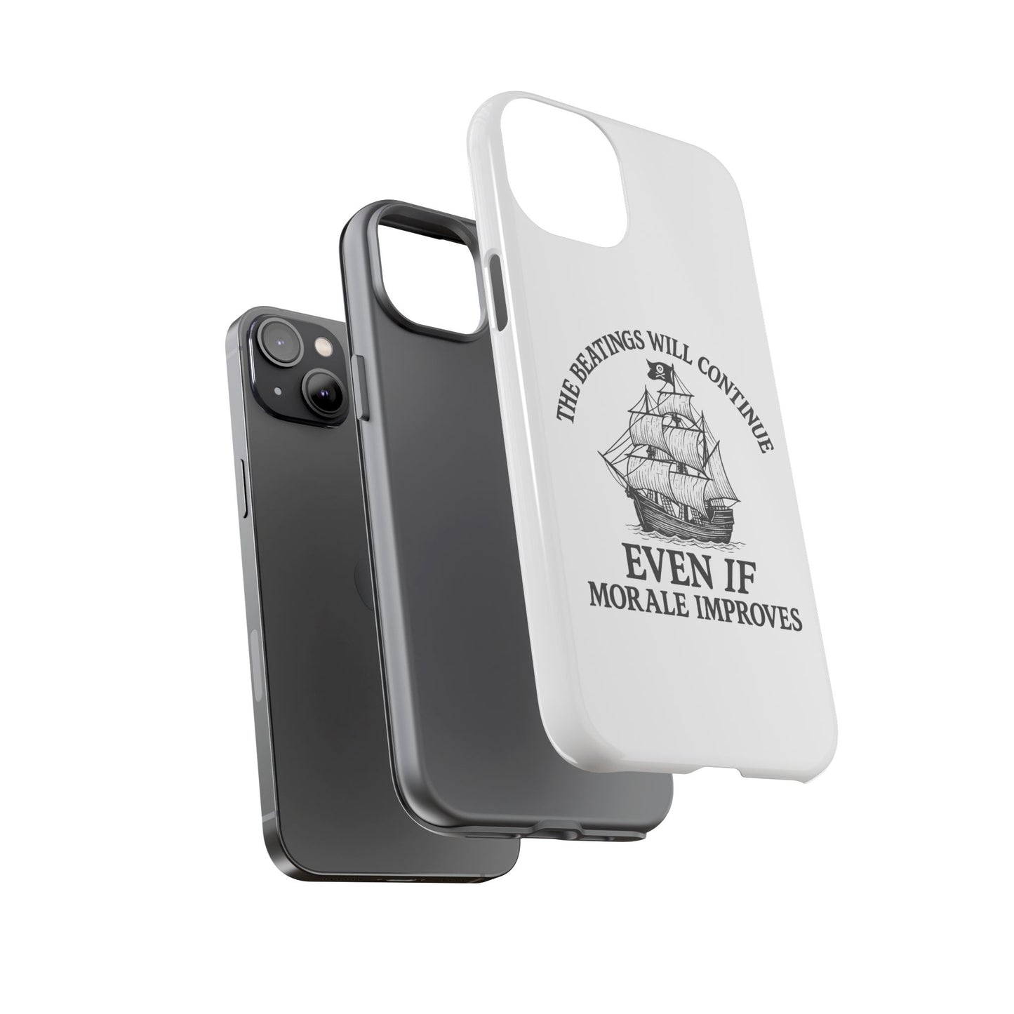 Phone Case - 'The Beatings Will Continue Even if Morale Improves' Quote