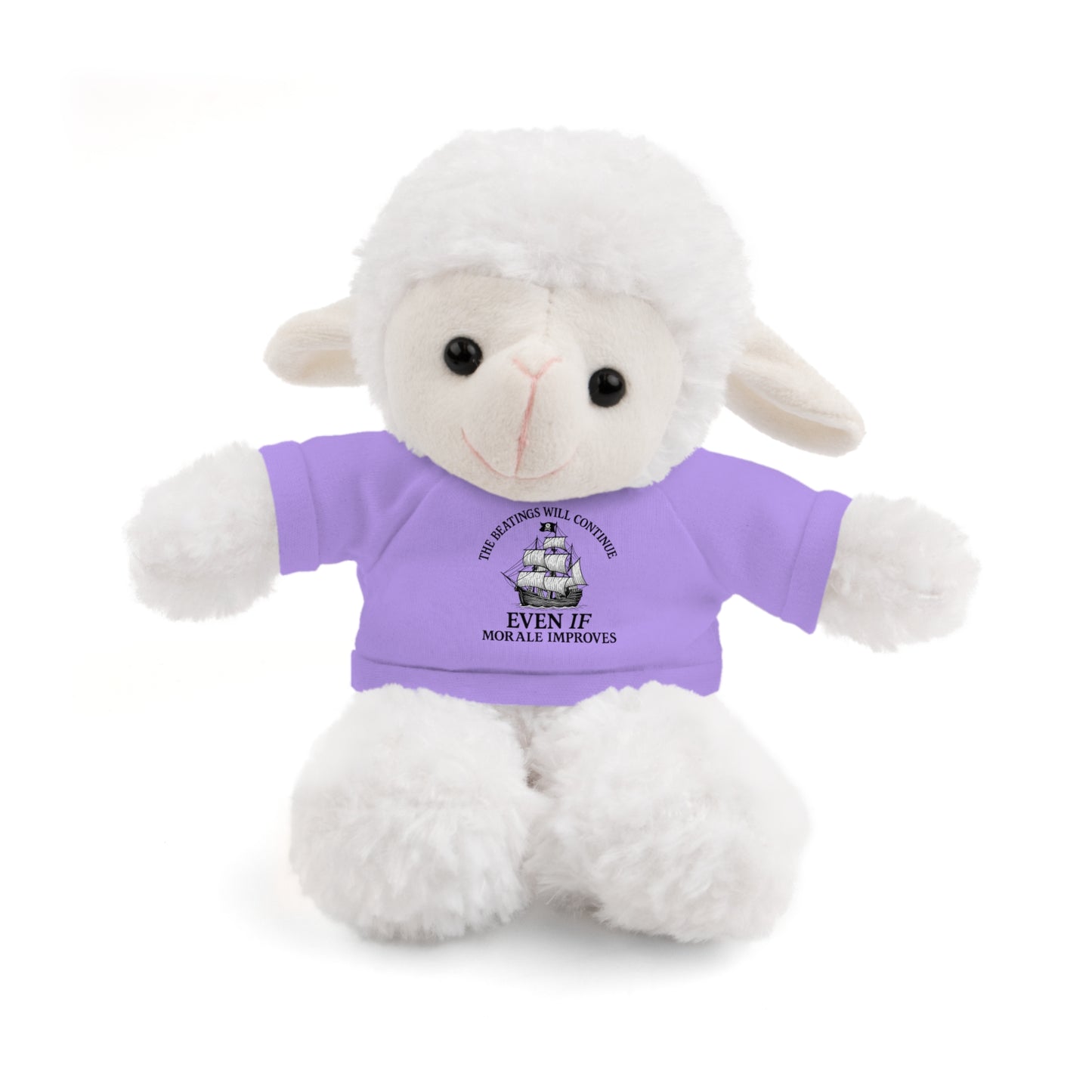 Inspirational Stuffed Animal with Tee - Perfect Gift for Encouragement & Comfort