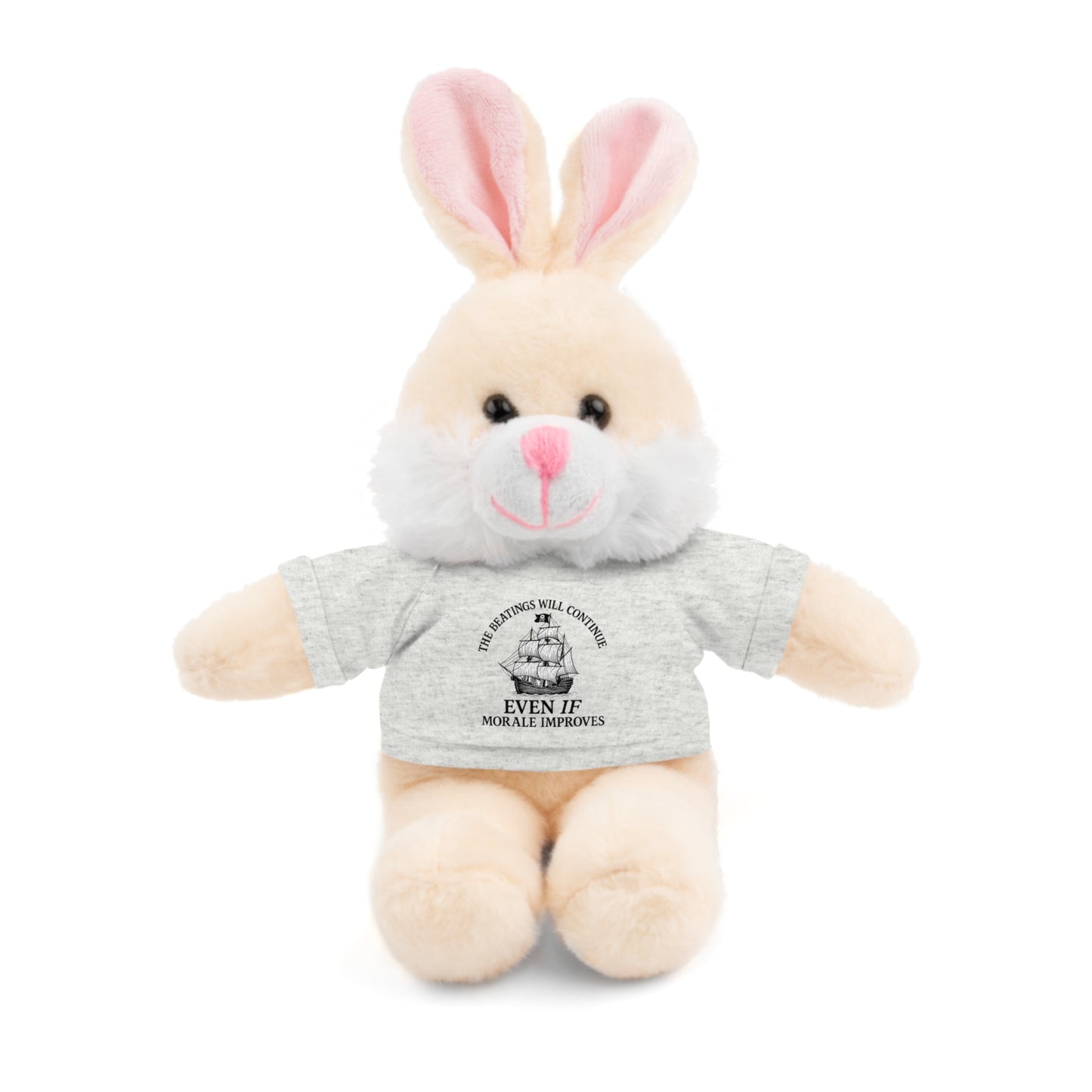 Inspirational Stuffed Animal with Tee - Perfect Gift for Encouragement & Comfort