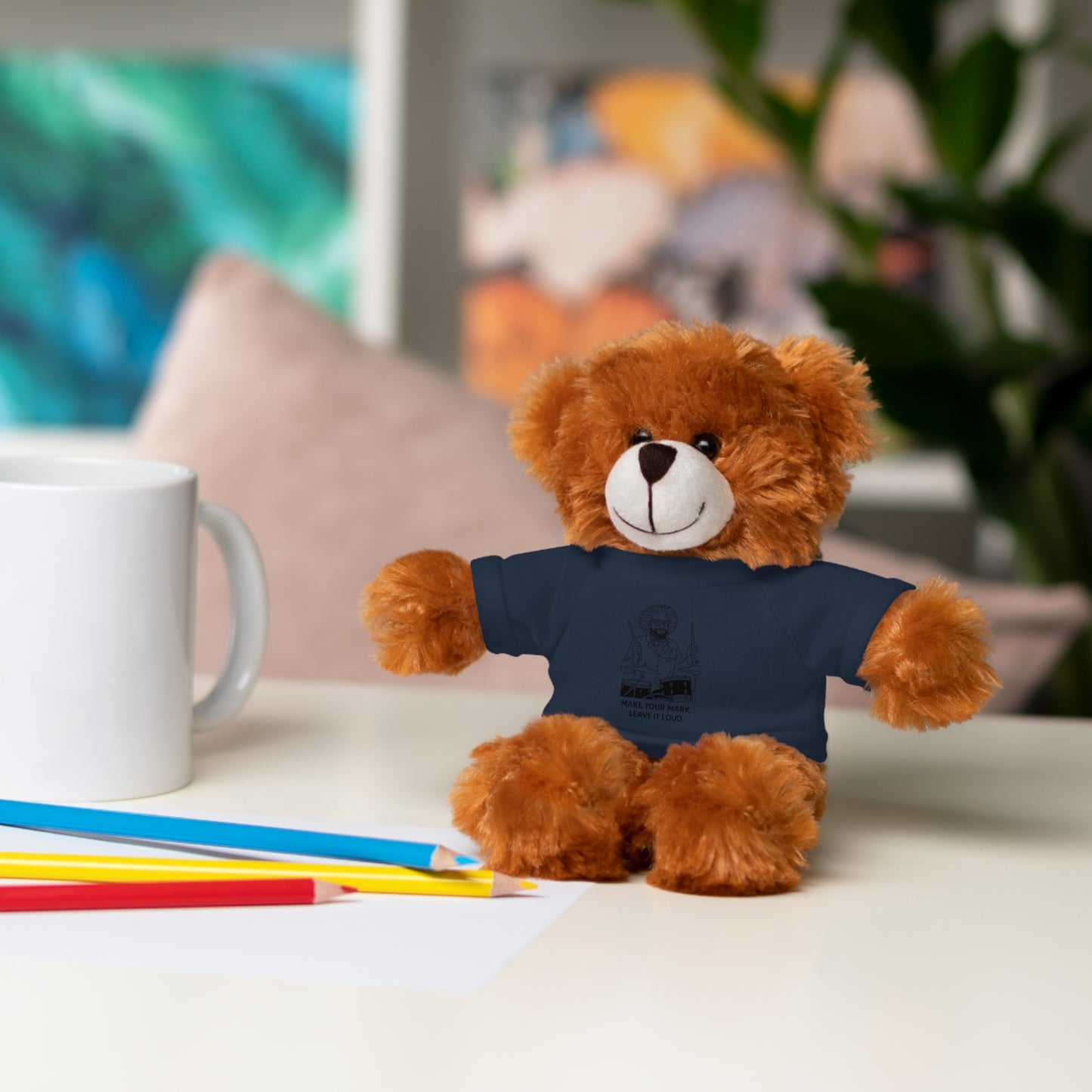 Copy of Inspirational Stuffed Animal with Tee - Perfect Gift for Encouragement & Comfort