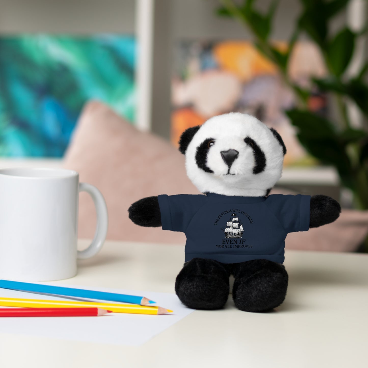 Inspirational Stuffed Animal with Tee - Perfect Gift for Encouragement & Comfort