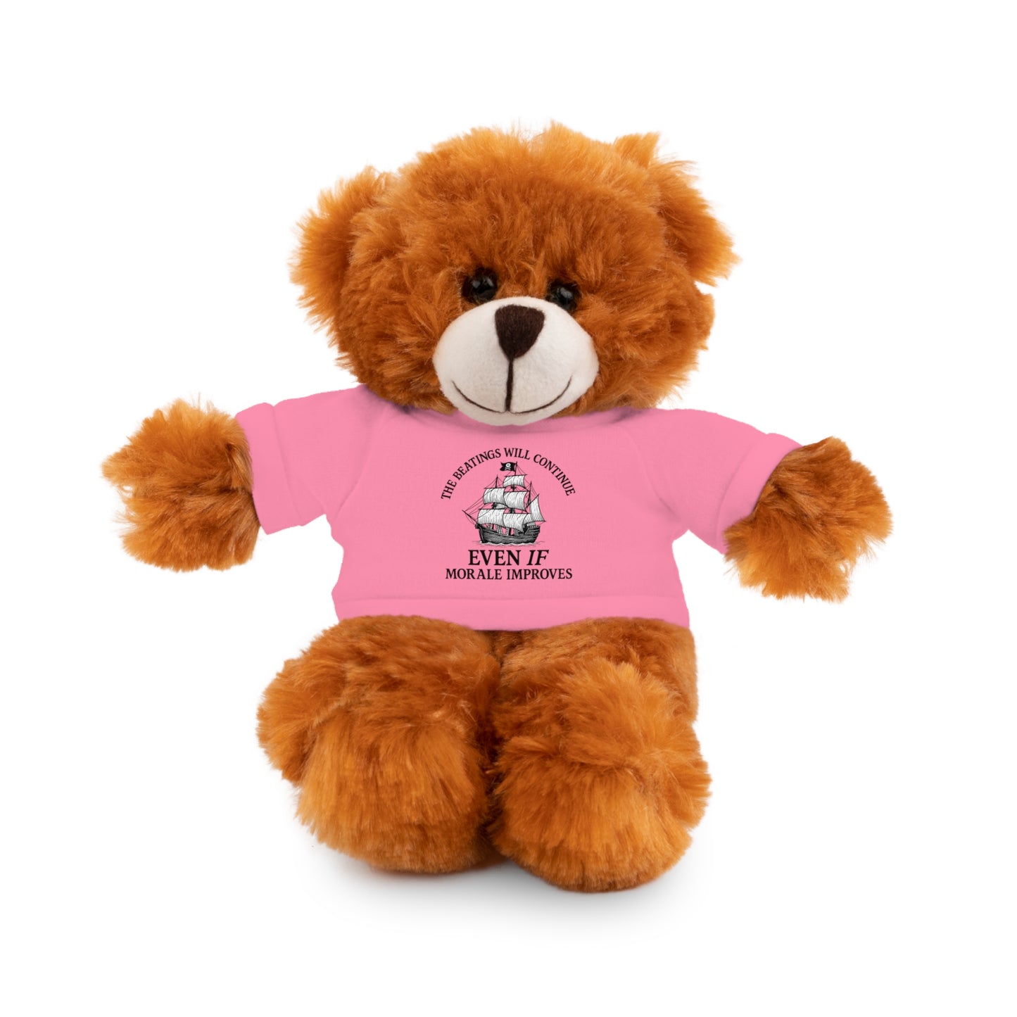 Inspirational Stuffed Animal with Tee - Perfect Gift for Encouragement & Comfort