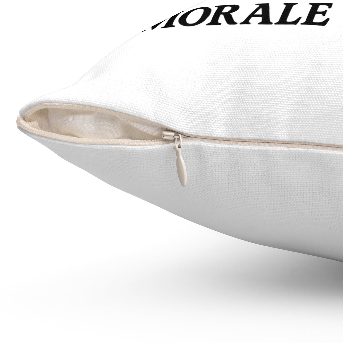 Pirate Quote Square Pillow - "The Beatings Will Continue Even If Morale Improves"