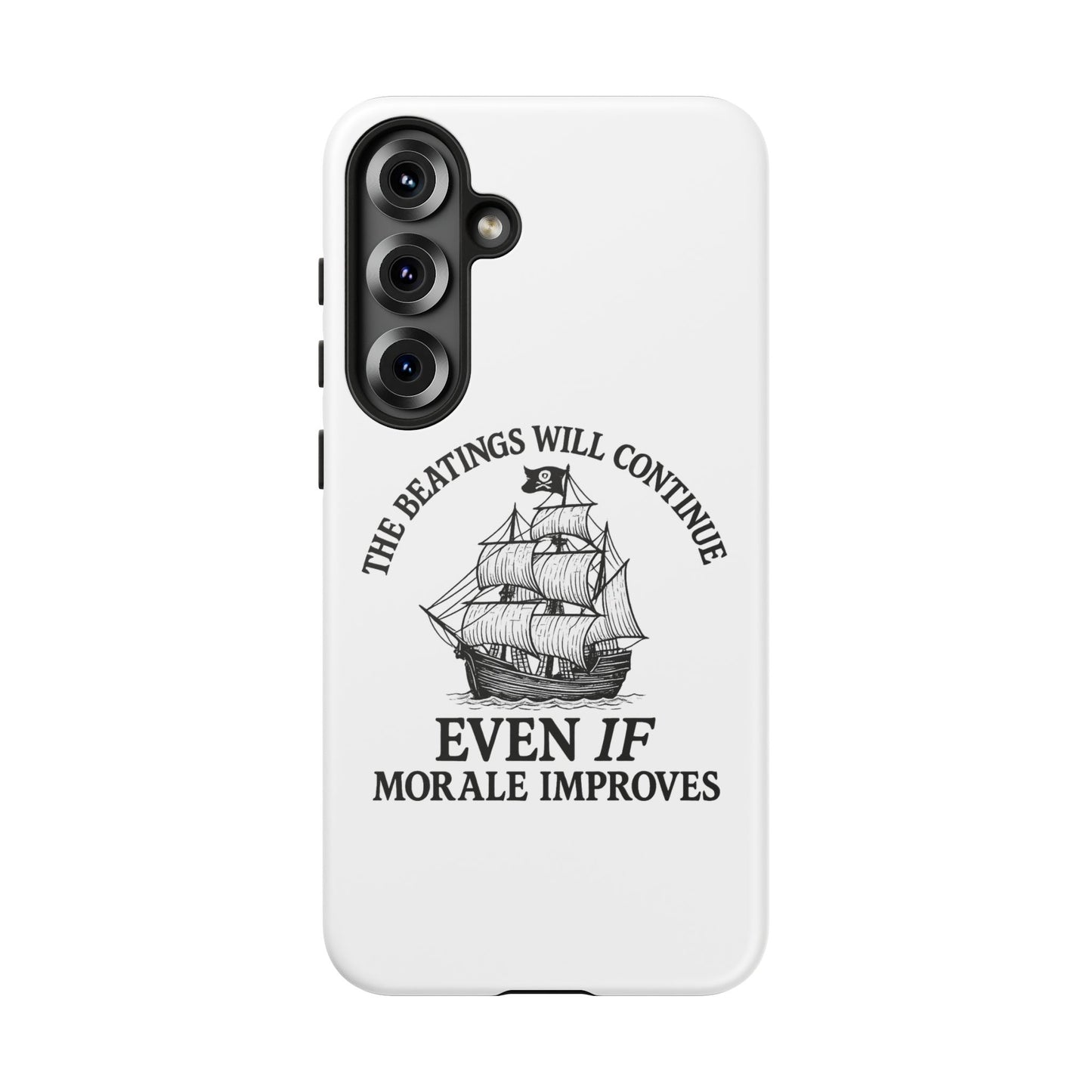 Phone Case - 'The Beatings Will Continue Even if Morale Improves' Quote
