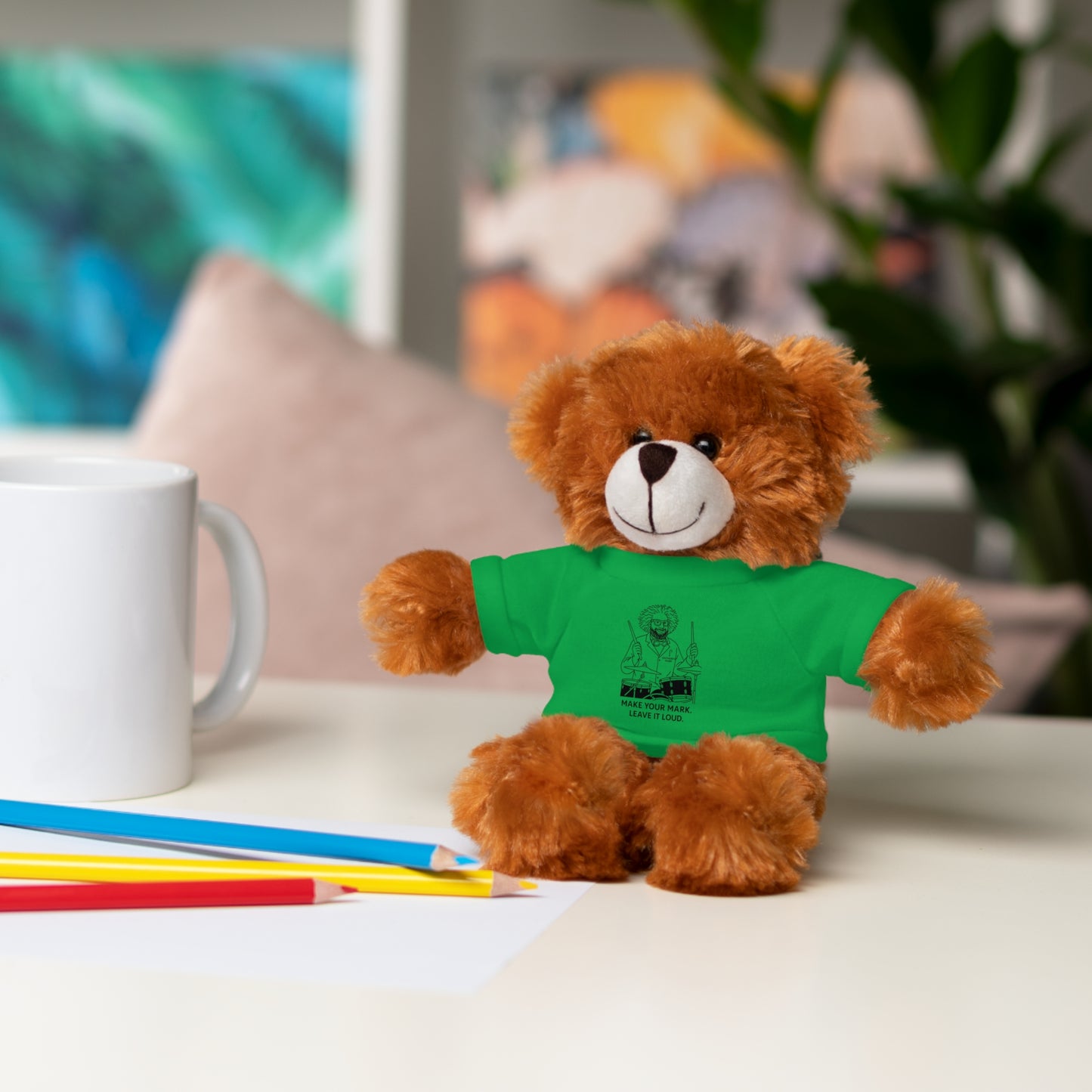 Copy of Inspirational Stuffed Animal with Tee - Perfect Gift for Encouragement & Comfort